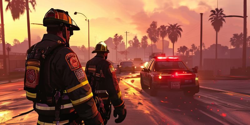Работа пожарным в GTA 5 RP: тушение огня, ранги и тактика — подробный гайд